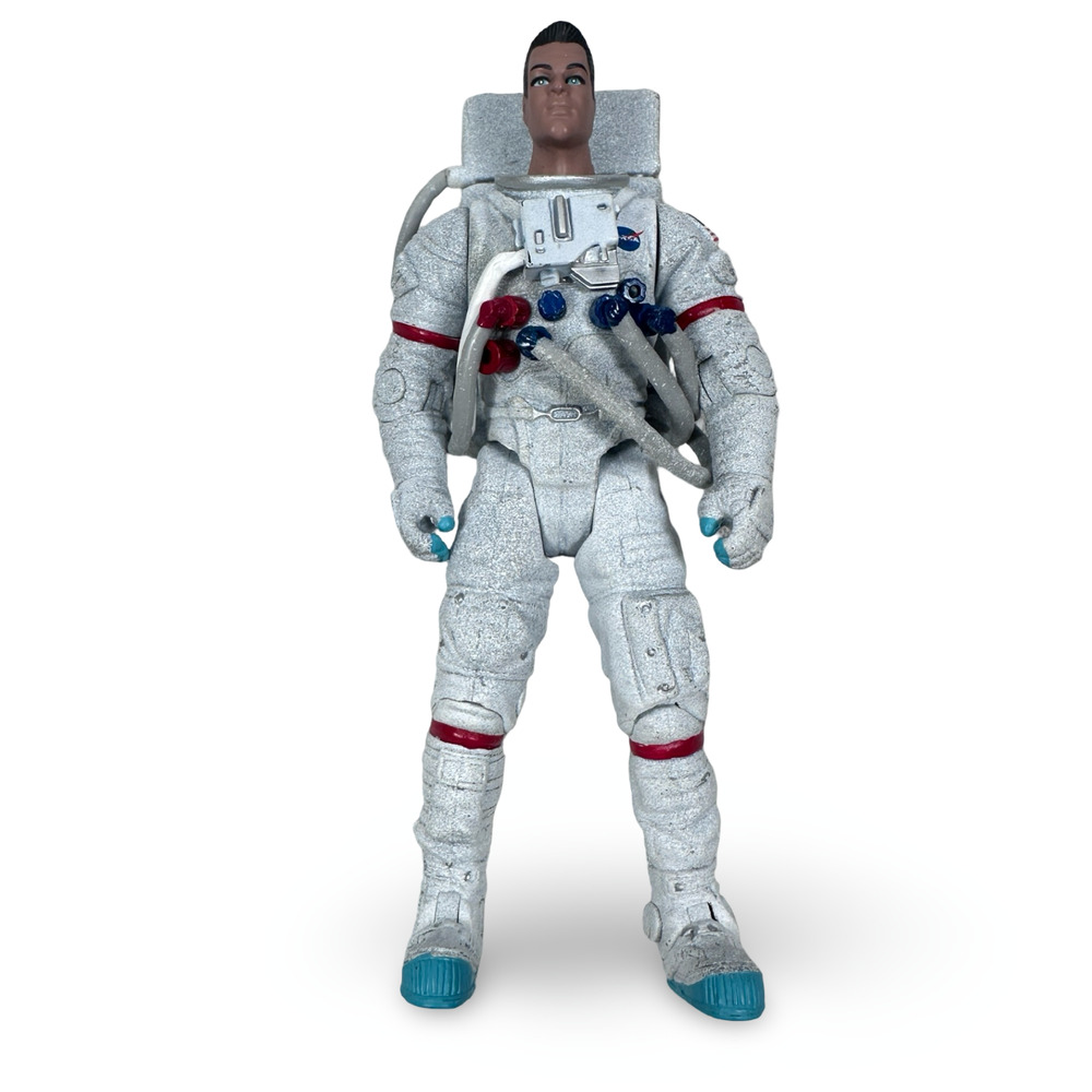 Vintage Space Voyagers Astro Squad Commander Wolf Perry Action Figure Astronaut